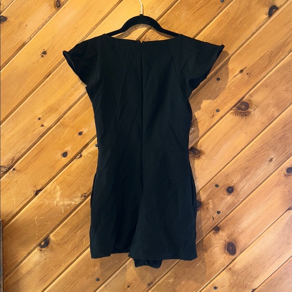 Nasty Gal Deep Plunging V Romper in Black - Picture 5 of 5